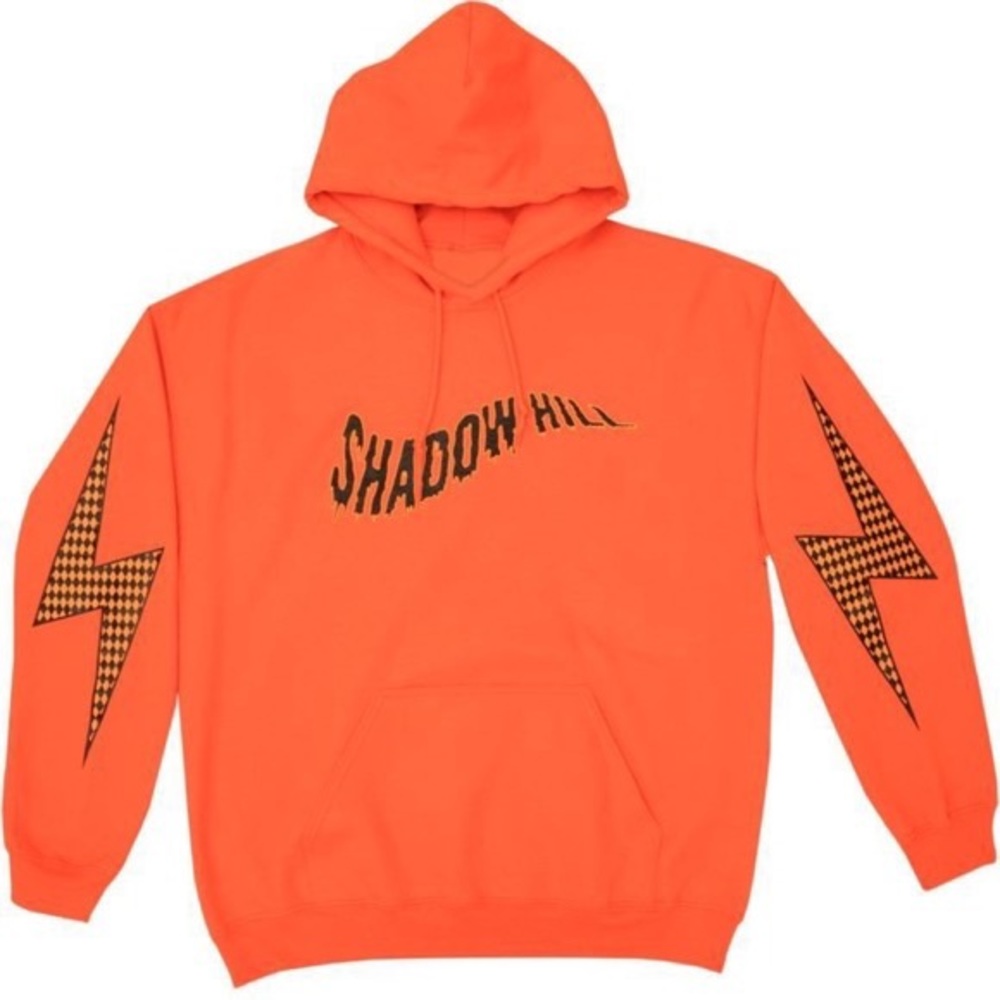 Shadow Hill Orange Diamond Cut Flash Hoodie